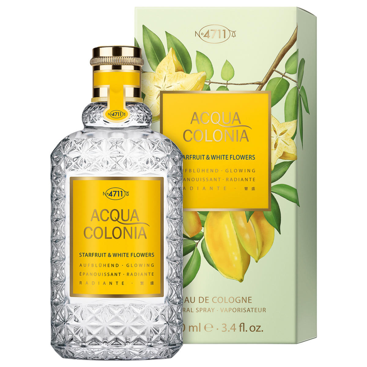 4711 Acqua Colonia Starfruit & White Flowers Eau de Cologne Unisexe 100ml