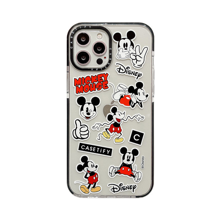 Coque de protection transparente Mickey Mouse pour iPhone 12