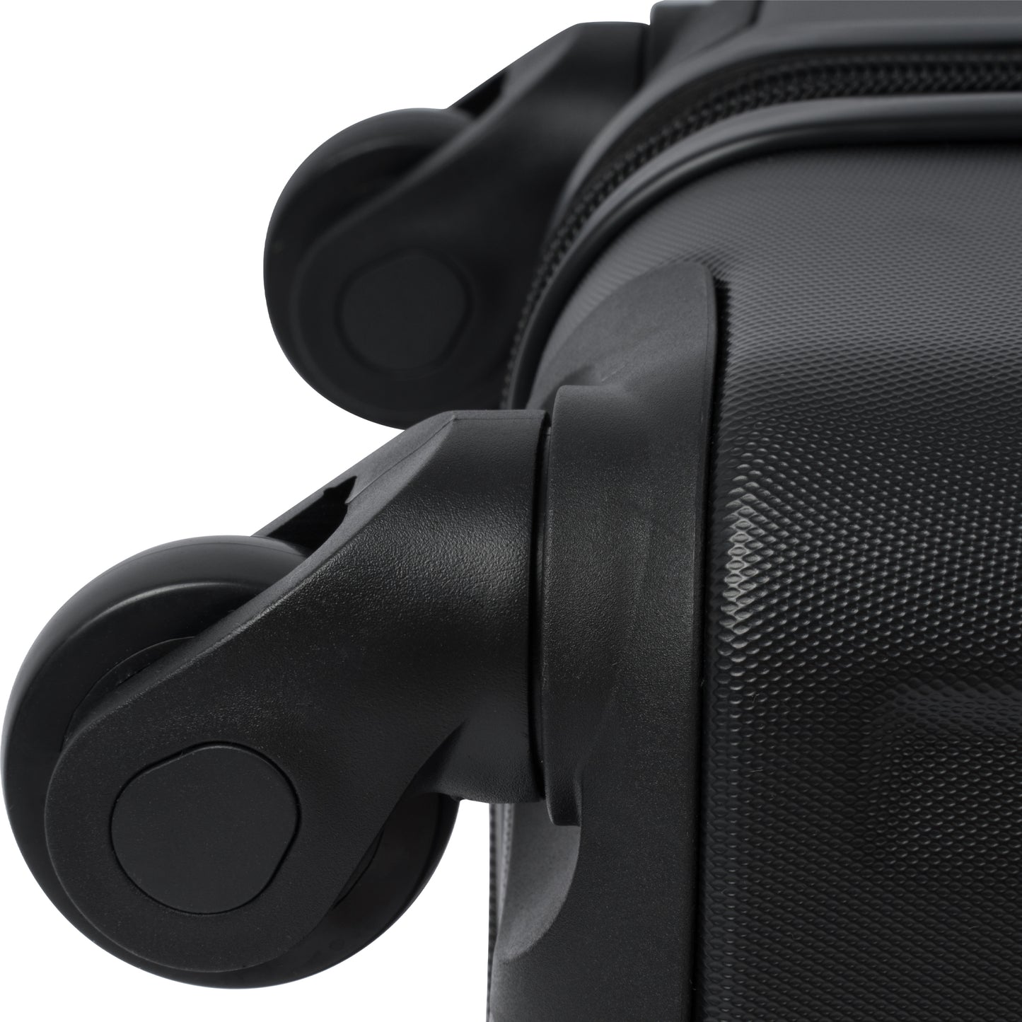 Valise rigide à roulettes avec serrure TSA légère et extensible 28'' noir + ABS