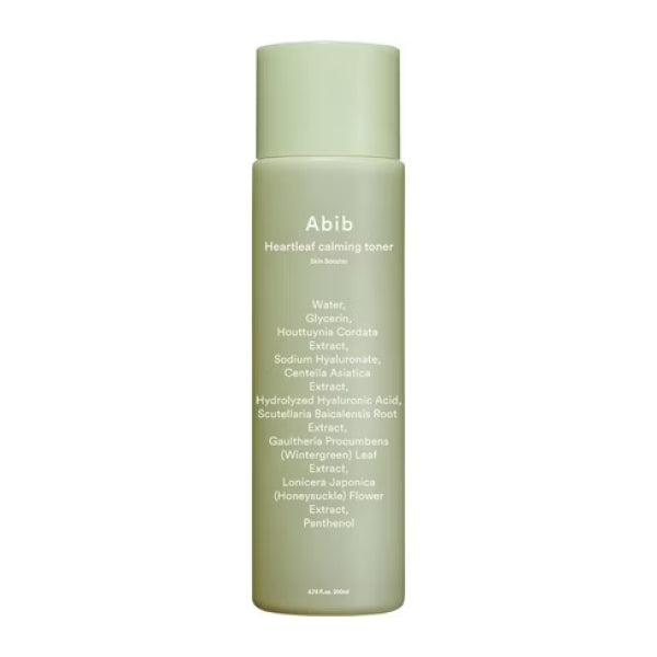 Abib Heartleaf Calming Toner Tonique visage 200 ml