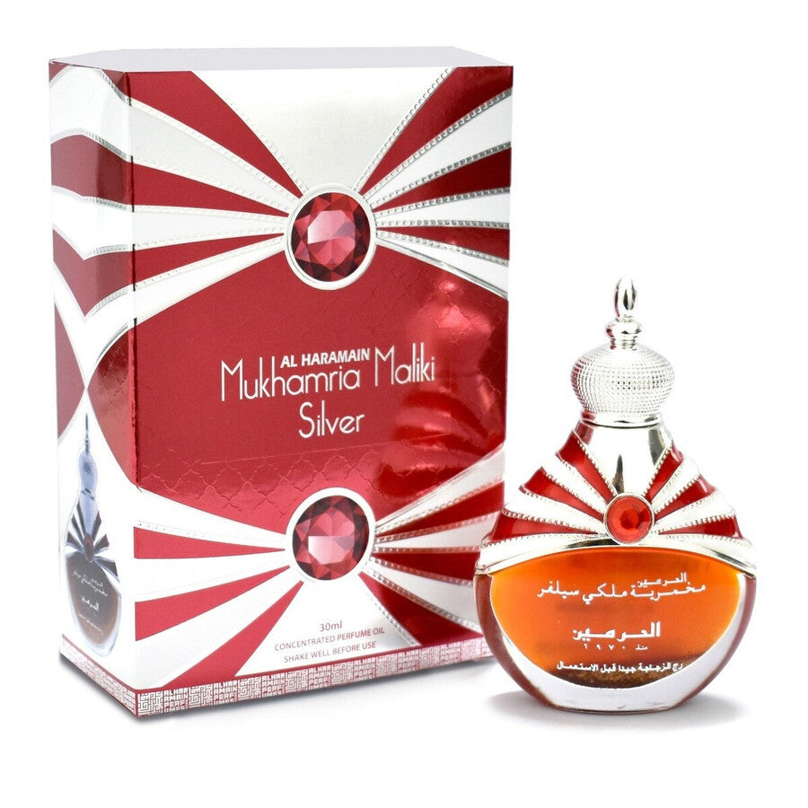 Al Haramain Mukhamria Maliki Silver Huile parfumée Unisexe 30ml