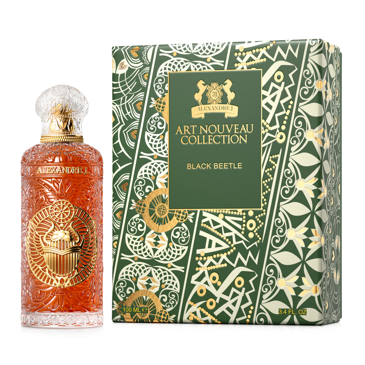 Alexandre.J Art Nouveau Collection Black Beetle Eau De Parfum 100ml (unisexe)