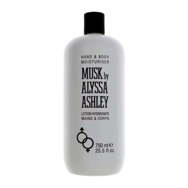 Alyssa Ashley Musk Lotion hydratante mains et corps 750 ml (unisexe)
