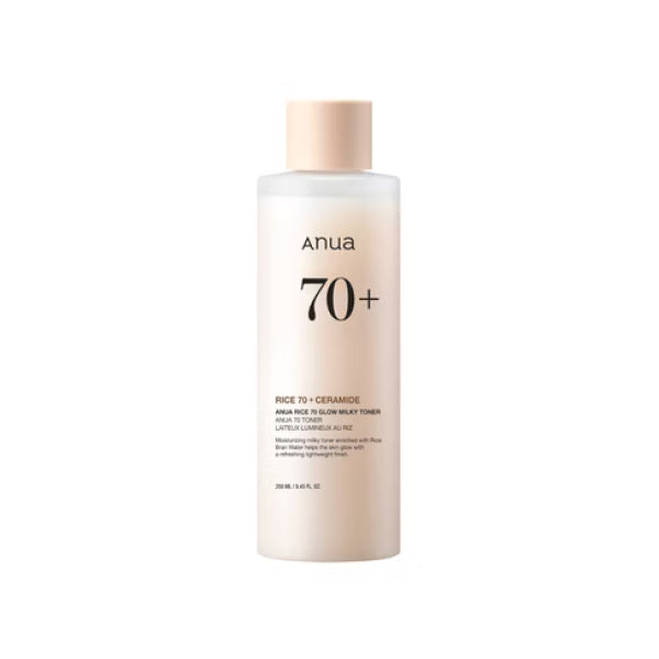 Tónico Lechoso Glow 70 de Anua Rice, 250 ml