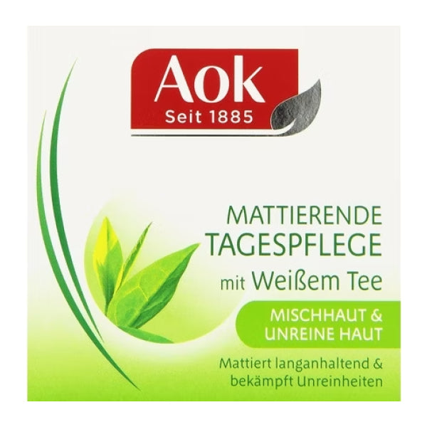 Aok Pur Balance! Crème de jour matifiant au thé blanc 50 ml