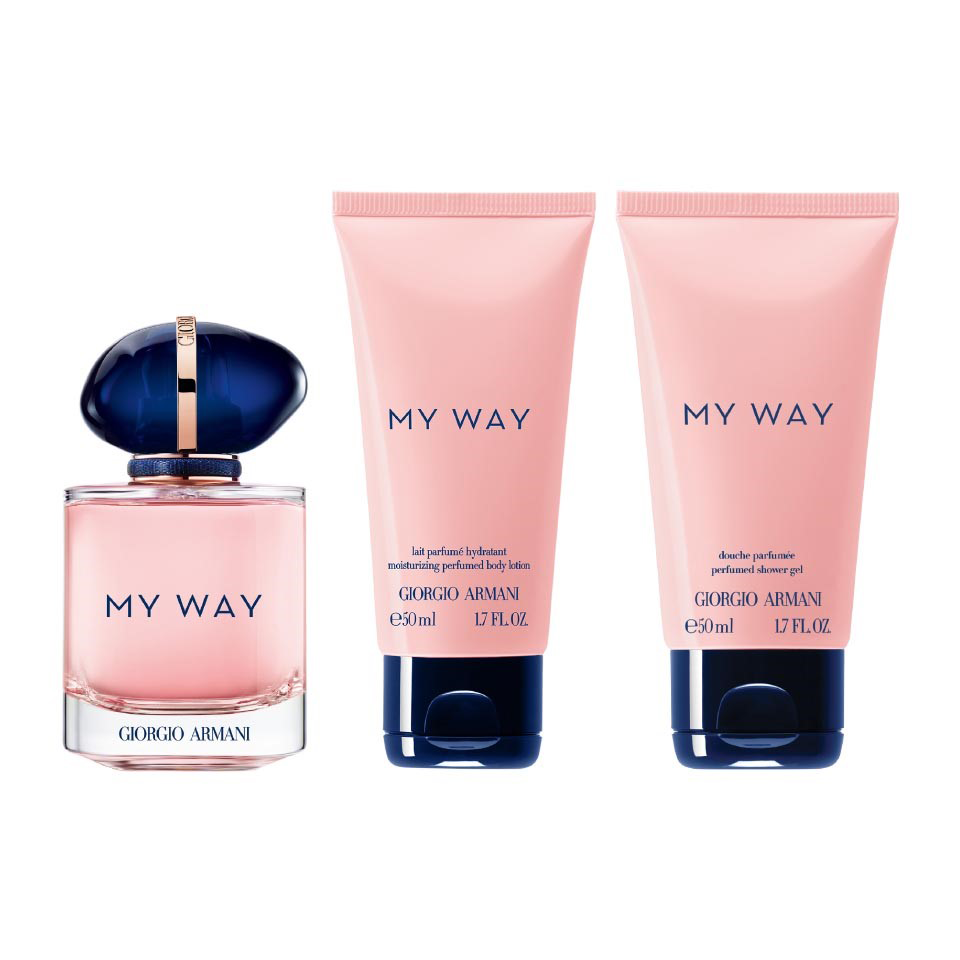 Armani My Way Eau de Parfum 50ml + Lait corps 50ml + Gel douche 50ml Femme