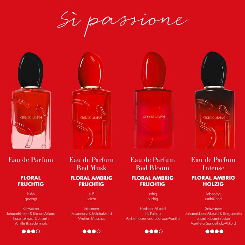 Armani Sì Passione Red Musk Eau de Parfum Femme 30 ml