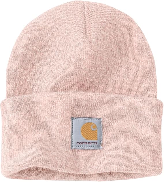 Carhartt Bonnet en maille à revers, unisexe adulte, rose (rose cendré guimauve), taille unique