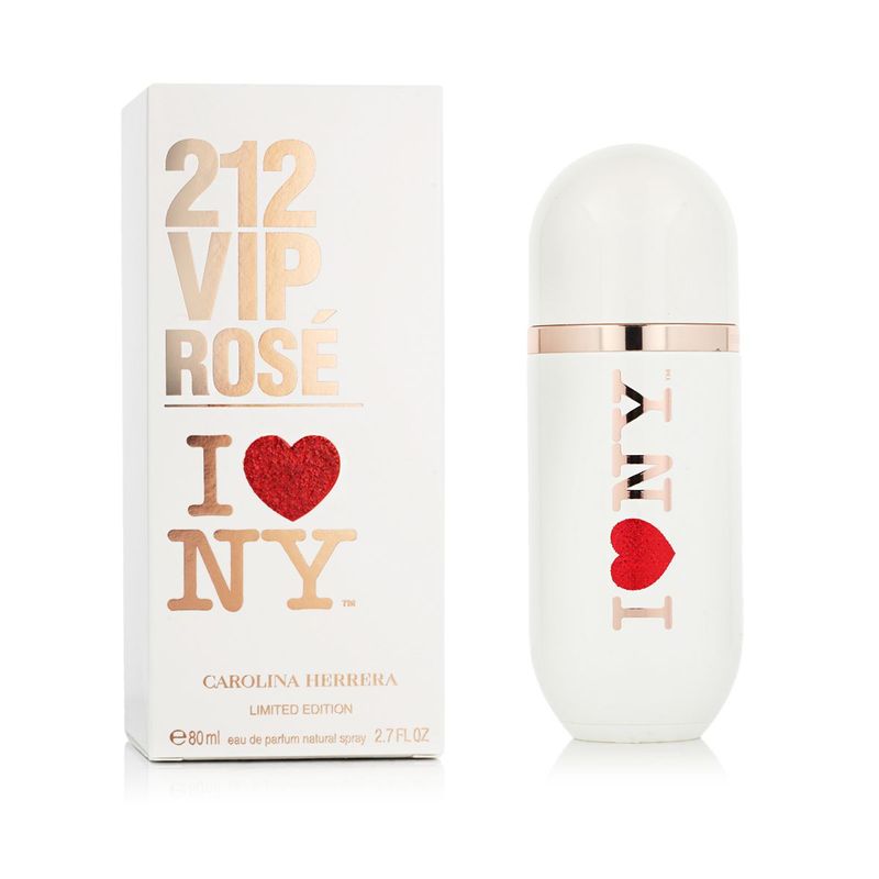 Carolina Herrera 212 VIP Rosé I Love NY Limited Edition Eau de Parfum Femme 80ml