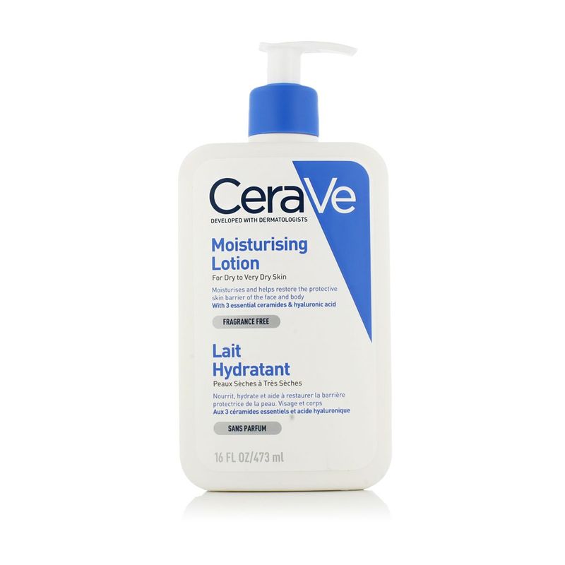 CeraVe Moisturising Lotion Lait Hydratant Peaux Sèches à Très Sèches 473ml