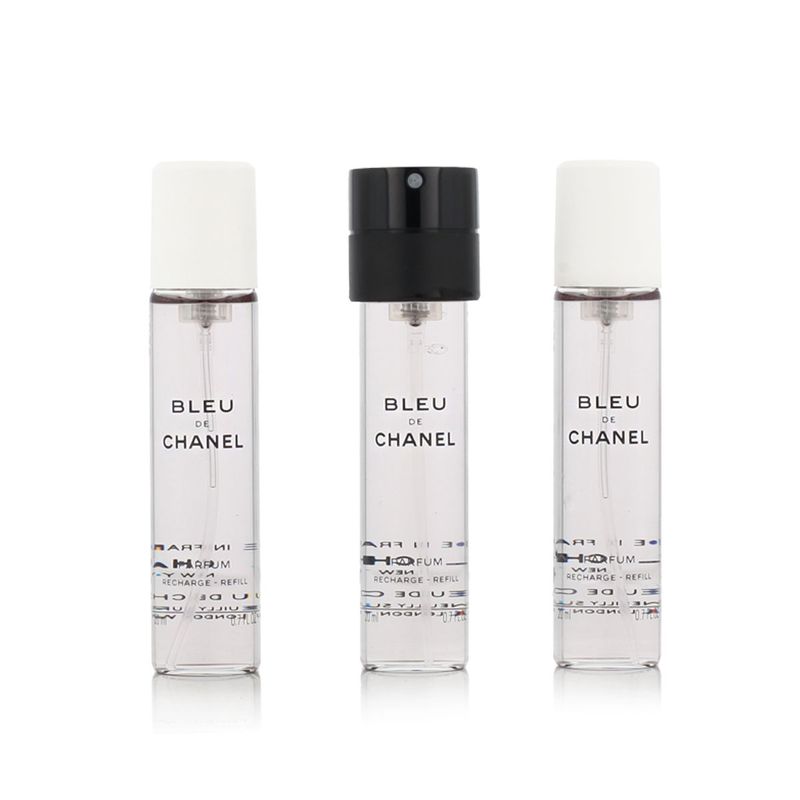 Chanel Bleu de Chanel Parfum Refill with Spray 20ml + Parfum Refill 2 x 20ml