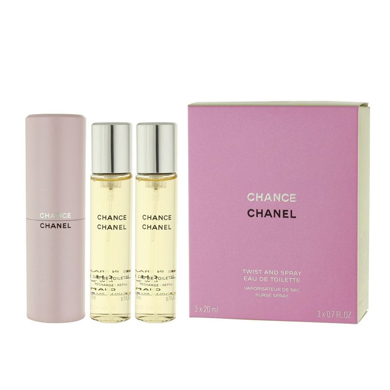 Chanel Chance Eau de Toilette Femme Rechargeable 3 x 20 ml