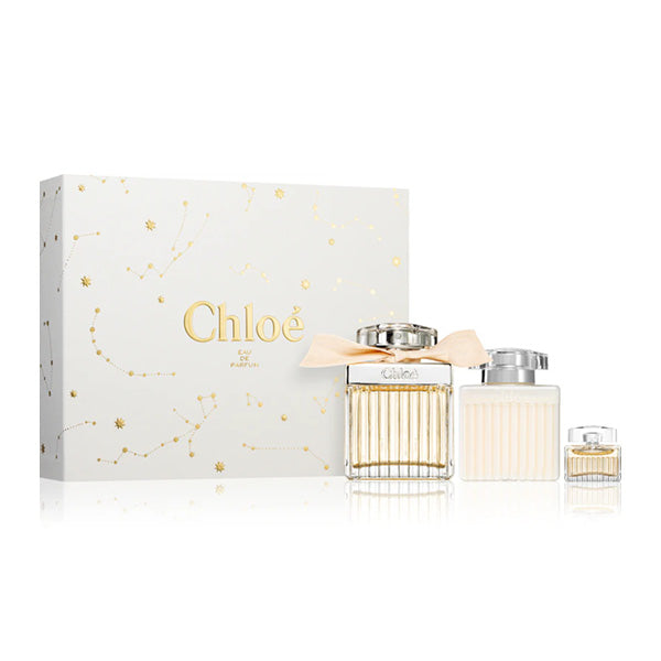 Set de regalo para mujer Chloé Eau de Parfum 75 ml + EDP 5 ml + Loción corporal 100 ml