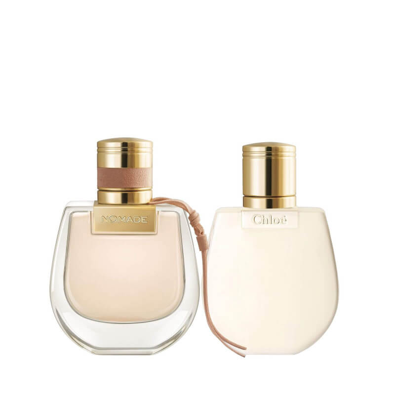 Chloé Nomade Eau de Parfum 50 ml + Lait Corps 100 ml Femme – Coffret Parfum Floral Chypré