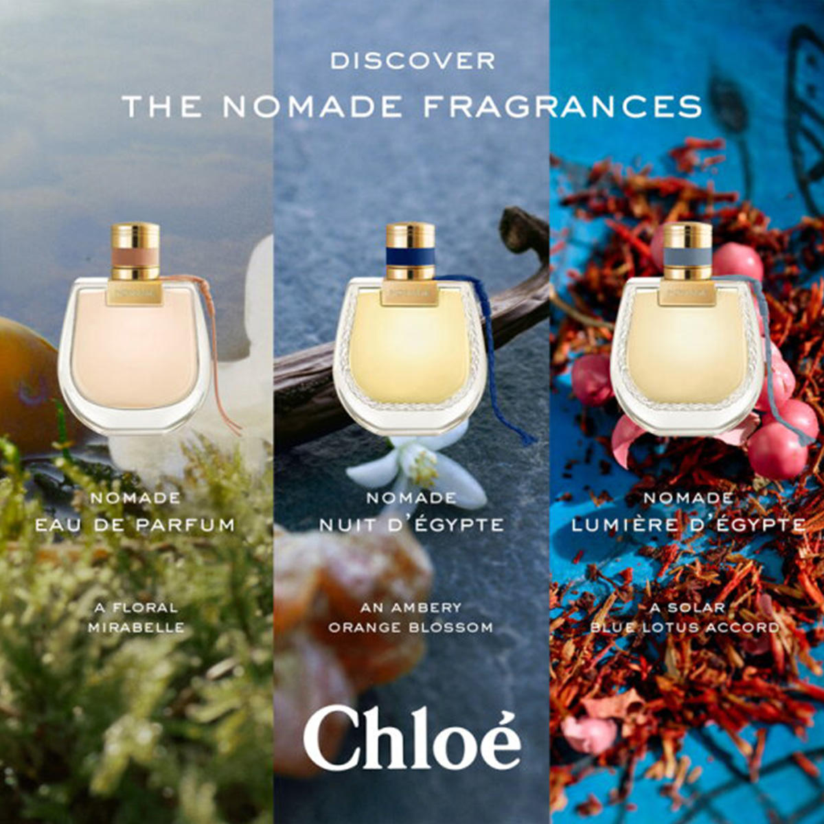 Chloé Nomade Lumière d'Égypte Eau de Parfum Femme 75 ml : L'Évasion Solaire et Raffinée