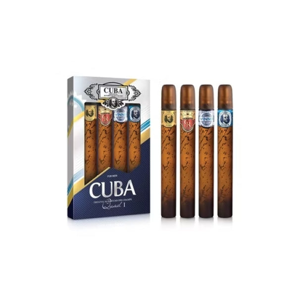 Cuba Cuba Eau de Toilette Gold 35ml + EDT Royal 35ml + EDT Winner 35ml + EDT Shadow 35ml Homme
