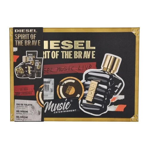 Diesel Spirit of the Brave Eau de Toilette 125 ml Coffret Homme – Gel Douche 100 ml + 50 ml