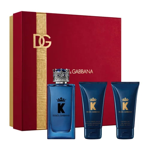 Dolce & Gabbana K pour Homme Eau de Parfum 100 ml + Baume Après-rasage 50 ml + Gel douche 50 ml