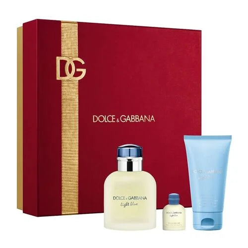 Dolce & Gabbana Light Blue pour Homme Eau de Toilette 75ml + EDT 4.5ml + Gel douche 50ml