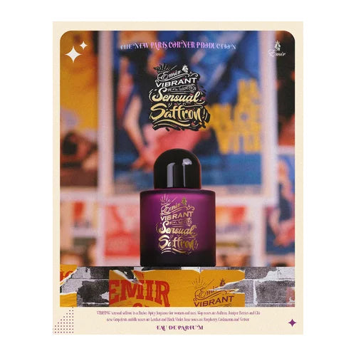 Emir Vibrant Sensual Saffron Eau De Parfum 100 ml Homme