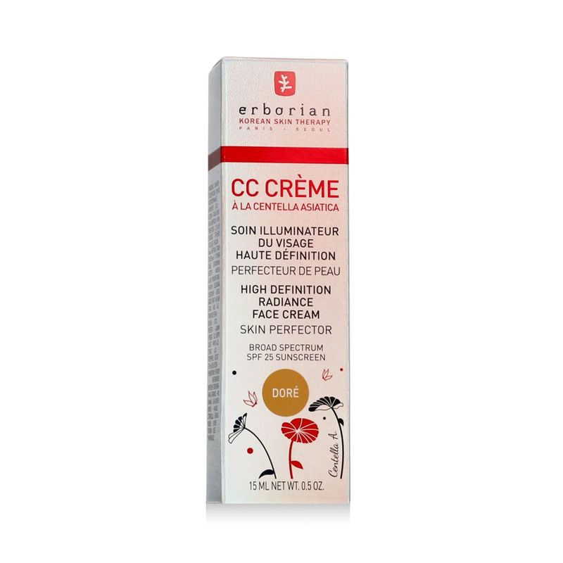 Erborian CC Crème Soin Illuminateur du Visage SPF 25 (Doré) 15 ml