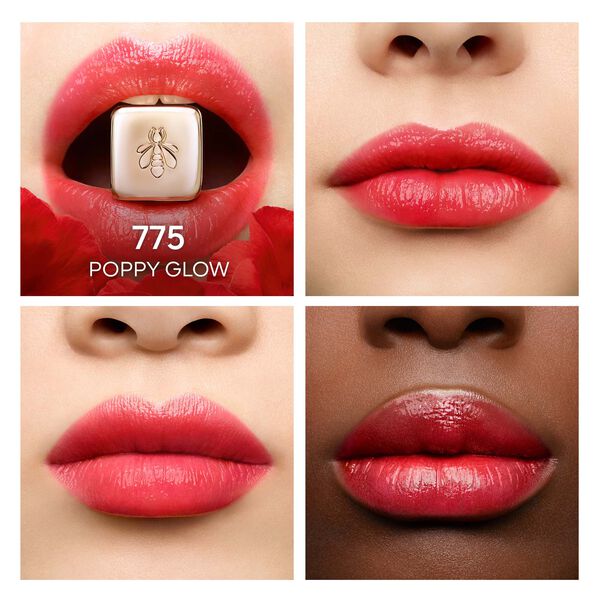 Guerlain Kisskiss Bee Glow (775 Poppy Glow) Baume Teinté Infusé de Miel 3,2g