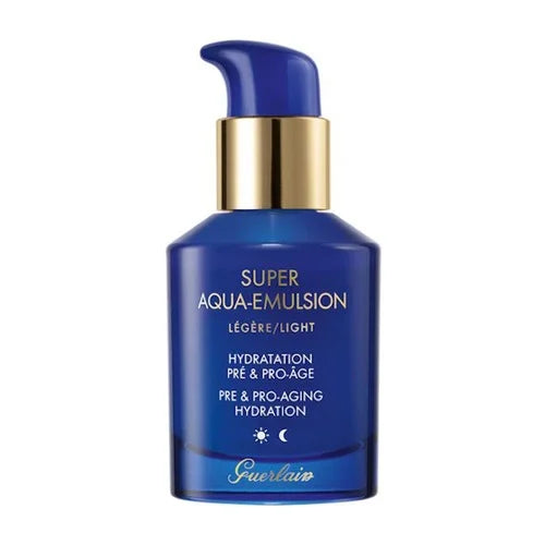 Guerlain Super Aqua-Emulsion Légère 50 ml – Soin Hydratant Anti-Âge Peaux Normales à Grasses