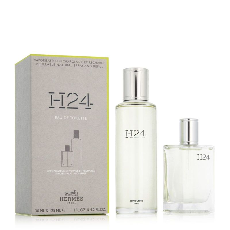 Hermès H24 Eau de Toilette Rechargeable 30ml + Eau de Toilette recharge 125ml Homme