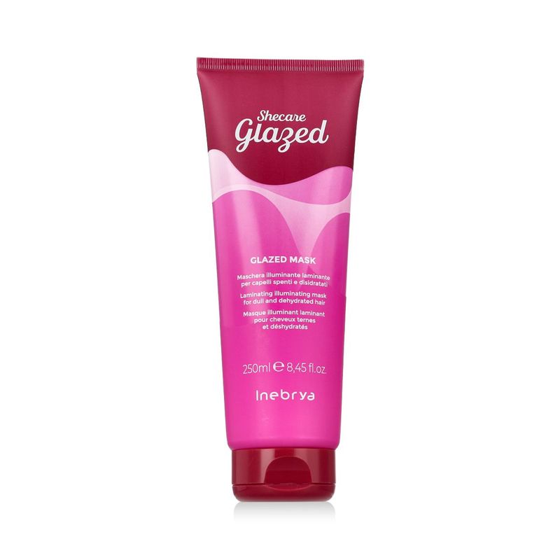 Inebrya Shecare Glazed Mask Masque illuminant laminant pour cheveux 250 ml