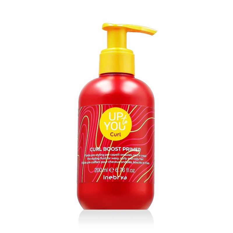 Inebrya Up To You Curl Boost Primer Fluide pré-coiffant pour cheveux 200ml