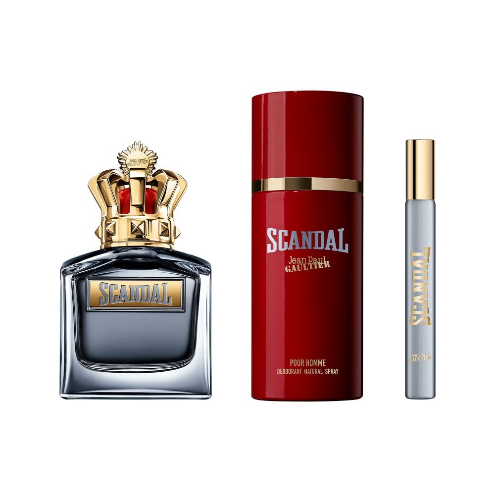 Jean Paul Gaultier Scandal Pour Homme Eau de Toilette 100ml + EDT 10ml + Deodorant 150ml