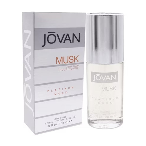 Jovan Musk for Men Agua de Colonia Almizcle Platino 88 ml