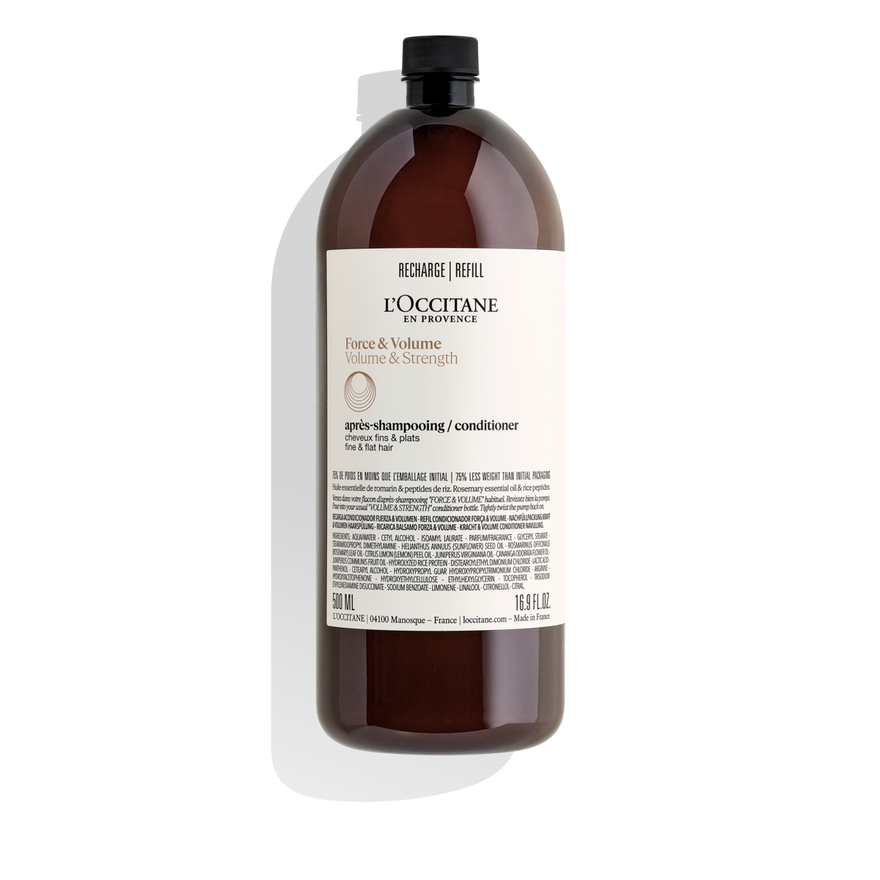 L'Occitane Volume & Strength Après-shampooing Recharge 500ml