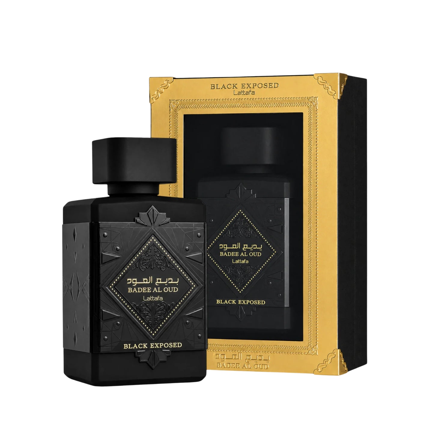 Lattafa Bade'e Al Oud Black Exposed Eau de Parfum 100 ml Unisexe