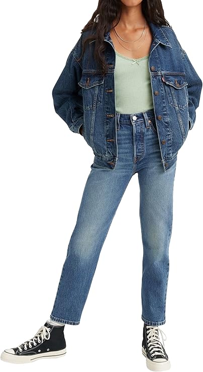 Levi's 501 Crop Jean court pour femme taille 24W / 26L (36200-0221)