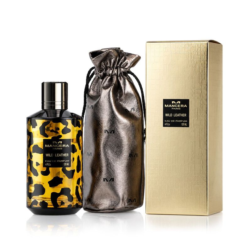 Mancera Wild Leather Eau de Parfum Unisexe 120 ml – Parfum Cuir Boisé Intense