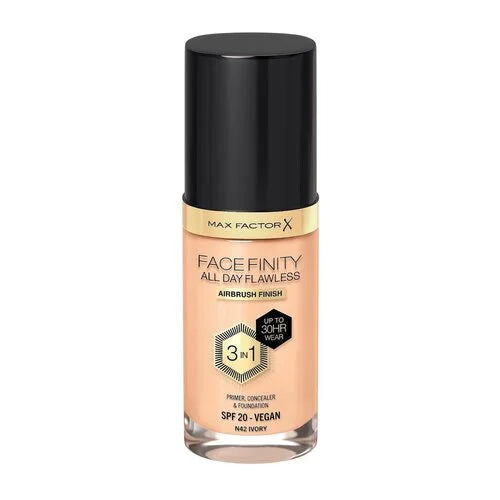 Max Factor Face Finity All Day Flawless 3in1 Fond de teint SPF 20 (N42 Ivory) 30ml