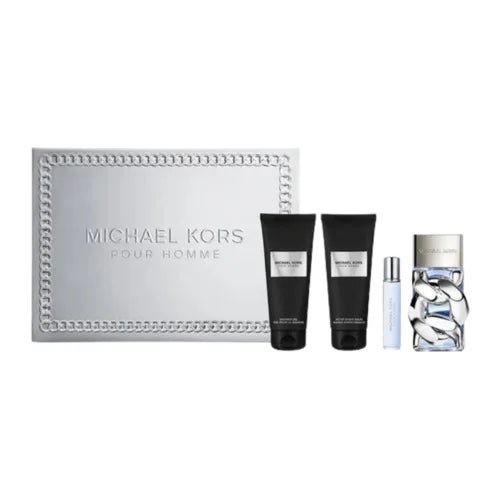 Michael Kors Pour Homme Eau de Parfum 100ml + EDP 10ml + Bálsamo After Shave 100ml + Gel de Ducha 100ml