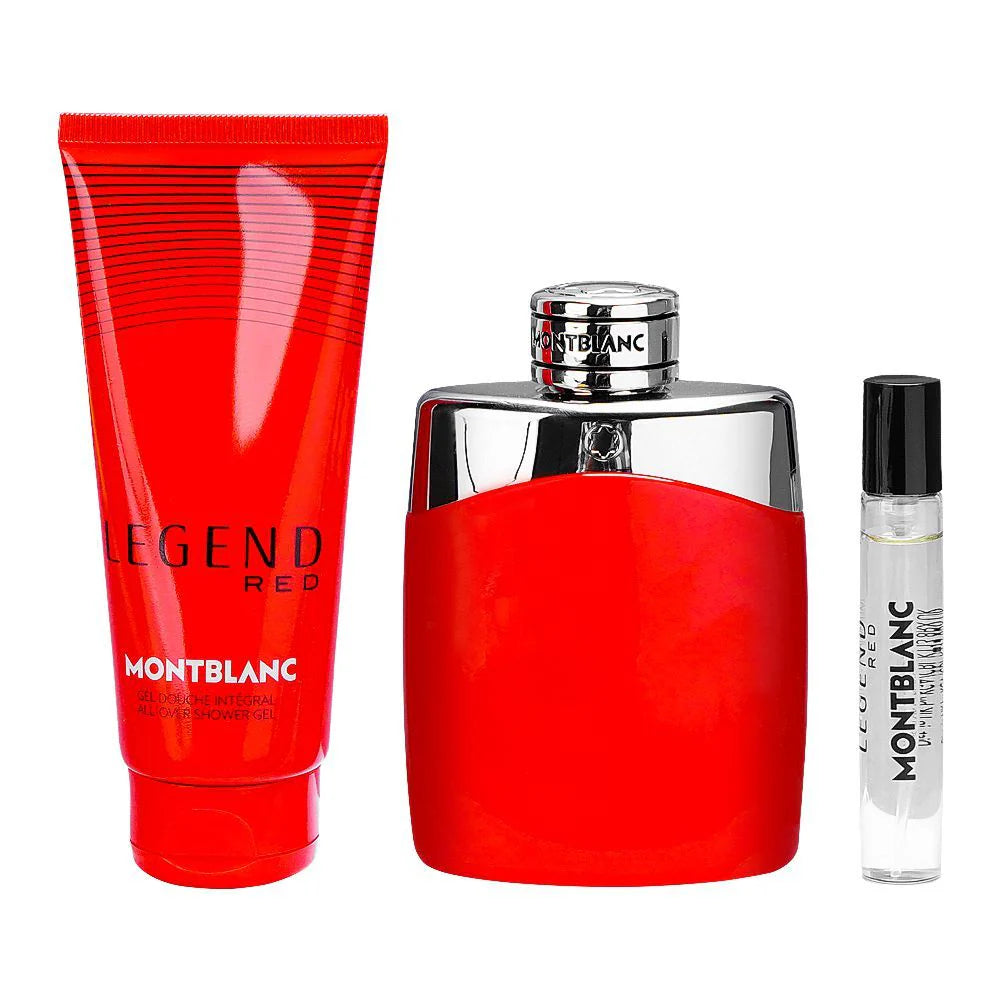 Montblanc Legend Red Eau De Parfum 100 ml + EDP 7.5 ml + Gel douche 100 ml Homme