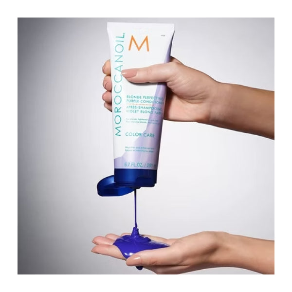 Moroccanoil Color Care Après shampooing violet blond parfait 200 ml