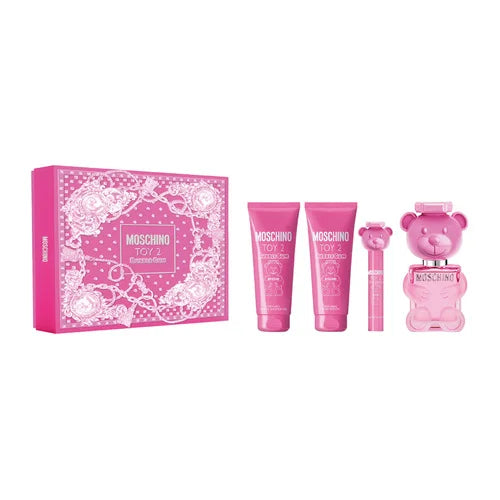 Moschino Toy 2 Bubble Gum Eau de Toilette 100 ml + EDT 10ml + Lait corps 100ml + Gel douche 100ml Femme