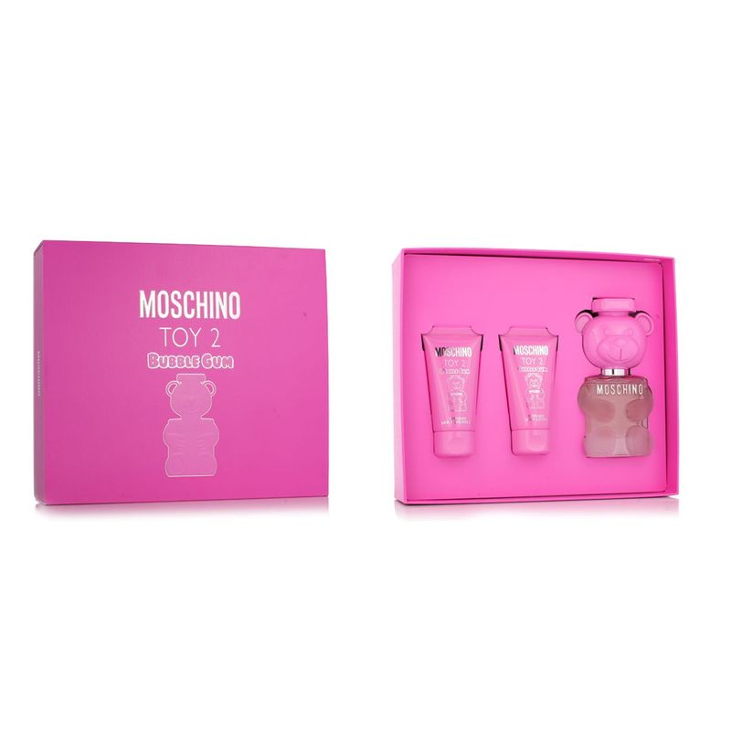 Moschino Toy 2 Bubble Gum Eau de Toilette 50ml + Gel douche 50ml + Lait corps 50ml Femme