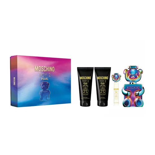 Moschino Toy 2 Pearl Eau de Parfum 100ml + EDP 10ml + Lait corps 100ml + Gel douche 100ml (unisexe)