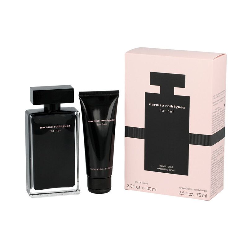 Narciso Rodriguez For Her Eau de Toilette 100ml + Lait corps 75ml Femme