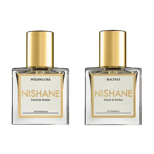 Nishane Wülóng Chá Extrait de Parfum Wülóng Chá 15ml + Extrait de Parfum Hacivat 15ml (unisexe)