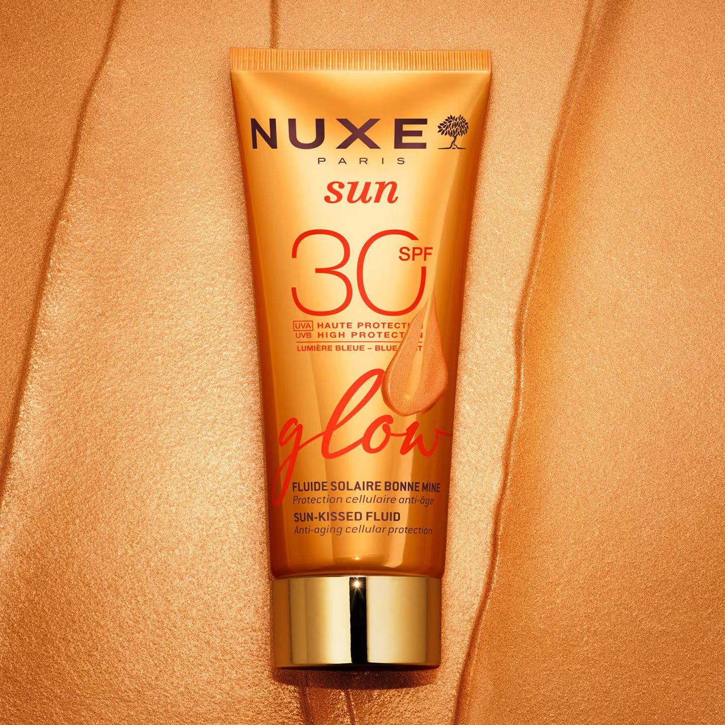 Nuxe Sun Fluide Solaire Bonne Mine SPF 30 40ml – Protection Solaire Visage & Éclat Naturel