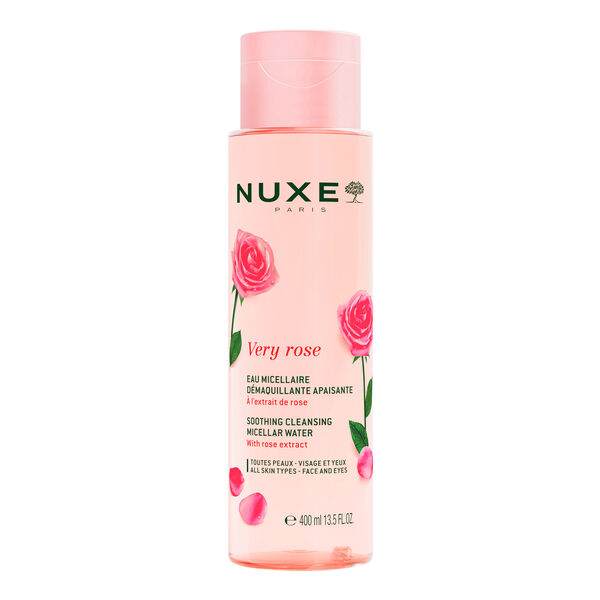 Nuxe Very Rose Eau micellaire apaisante 3-en-1 visage et yeux 400ml