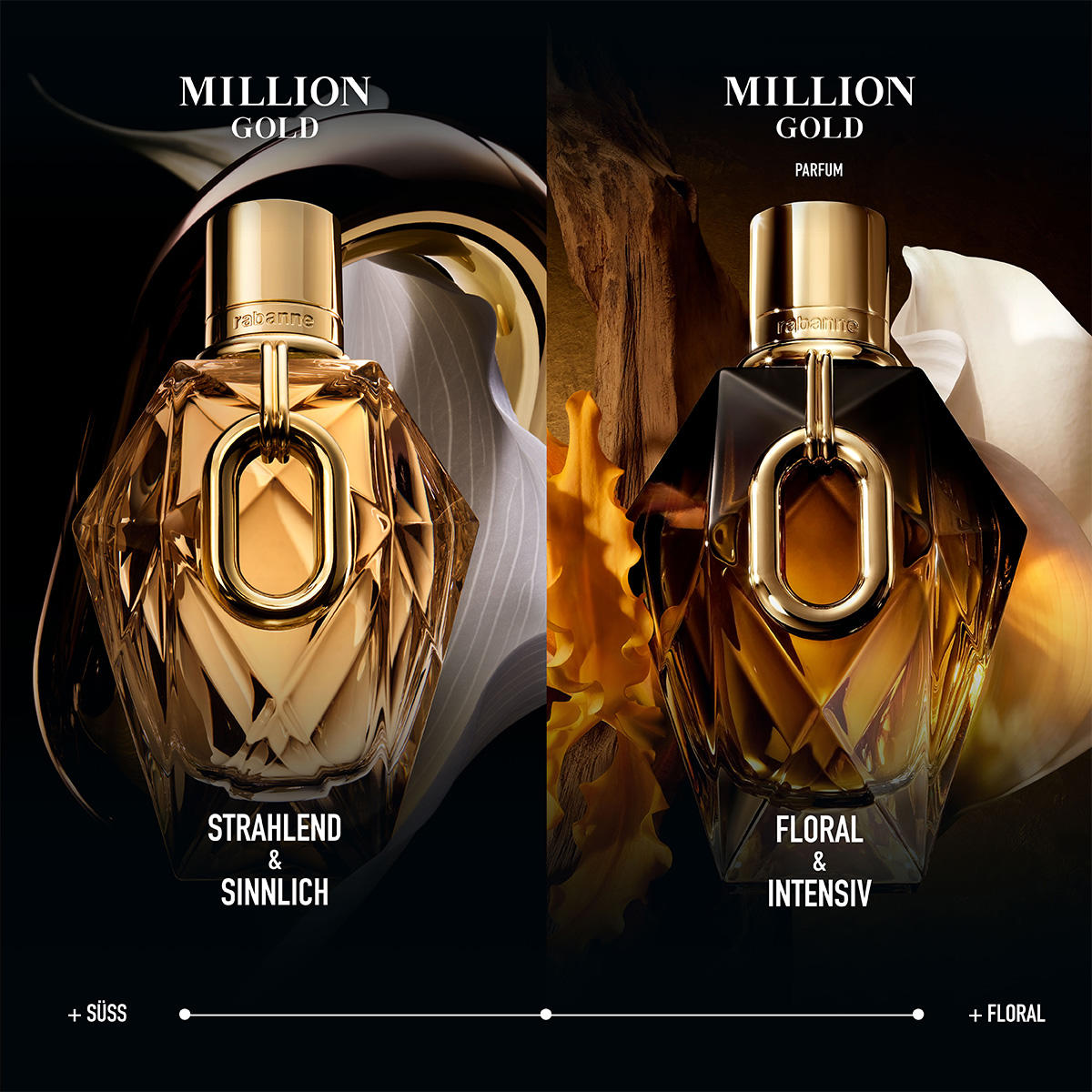 Paco Rabanne Million Gold Parfum Femme 30 ml – Parfum Floral Boisé Sensuel