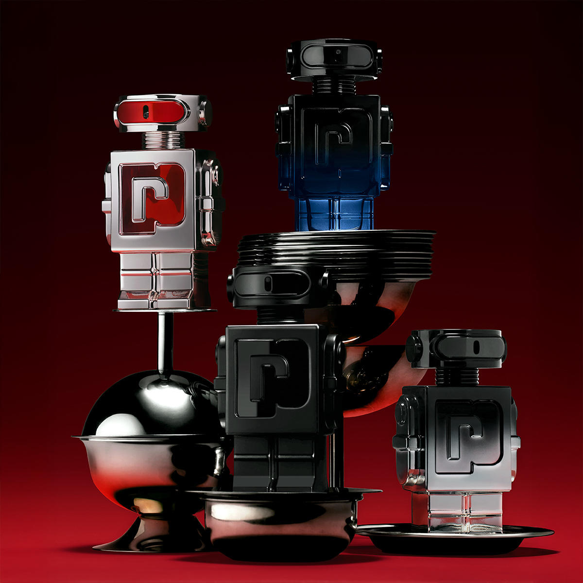 Paco Rabanne Phantom In Red Parfum Elixir Homme 50 ml : L'Audace Rouge de la Séduction