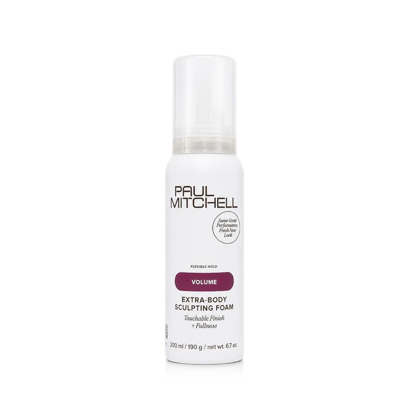 Paul Mitchell Volume Extra-Body Sculpting Foam 200 ml – Mousse Coiffante Volumisante pour Cheveux Fins